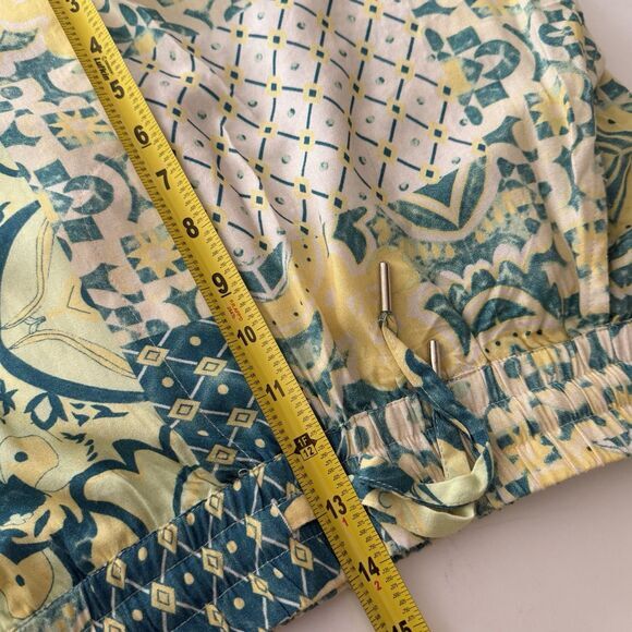 NWT Native Youth‎ Lavera Green Tile Print Shorts Size 30 - Picture 14 of 16